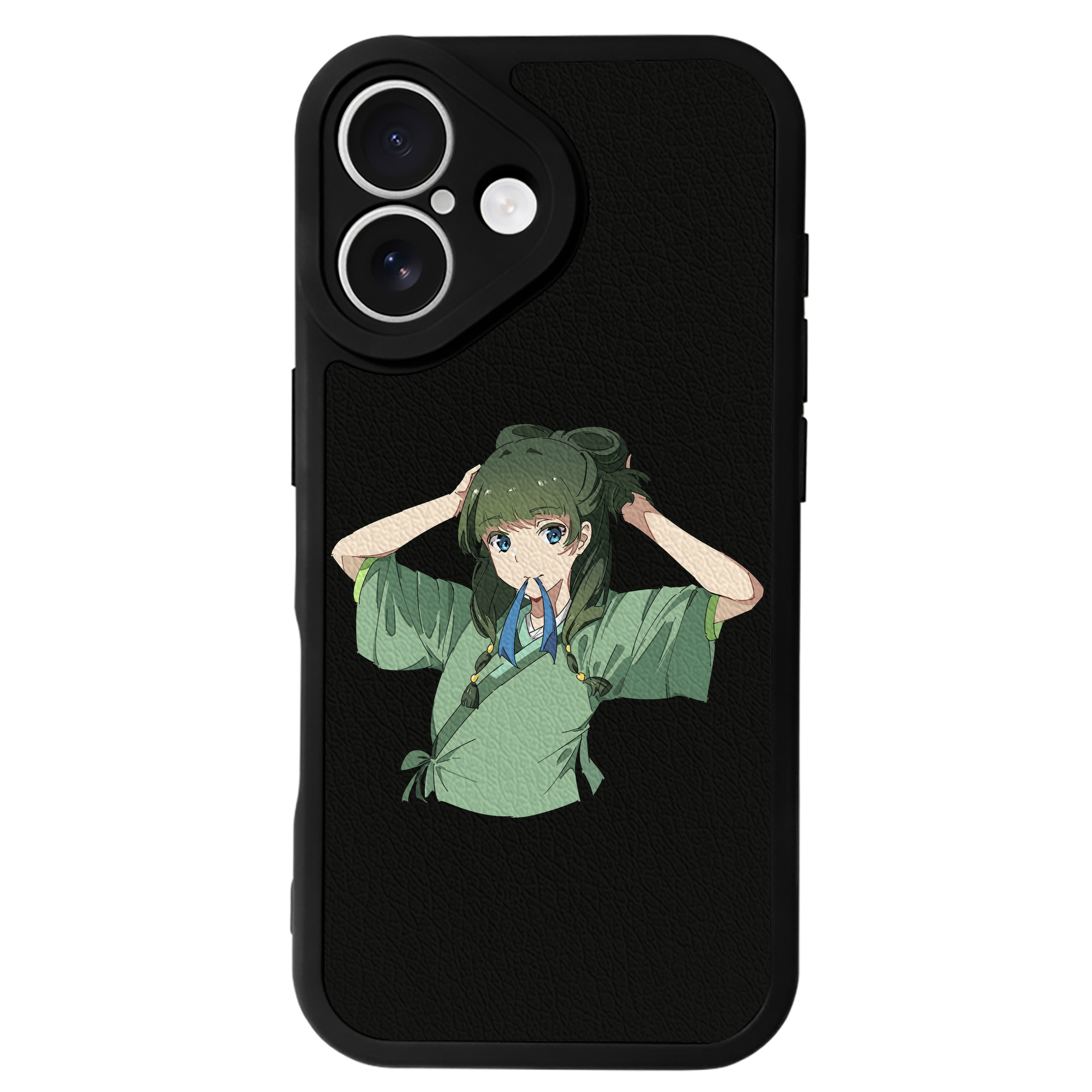 （画像用） 薬屋のひとりごと The Apothecary Diaries 【iPhone 16シリーズ対応】シリコンスマホケース（レザー調） 材質：シリコン